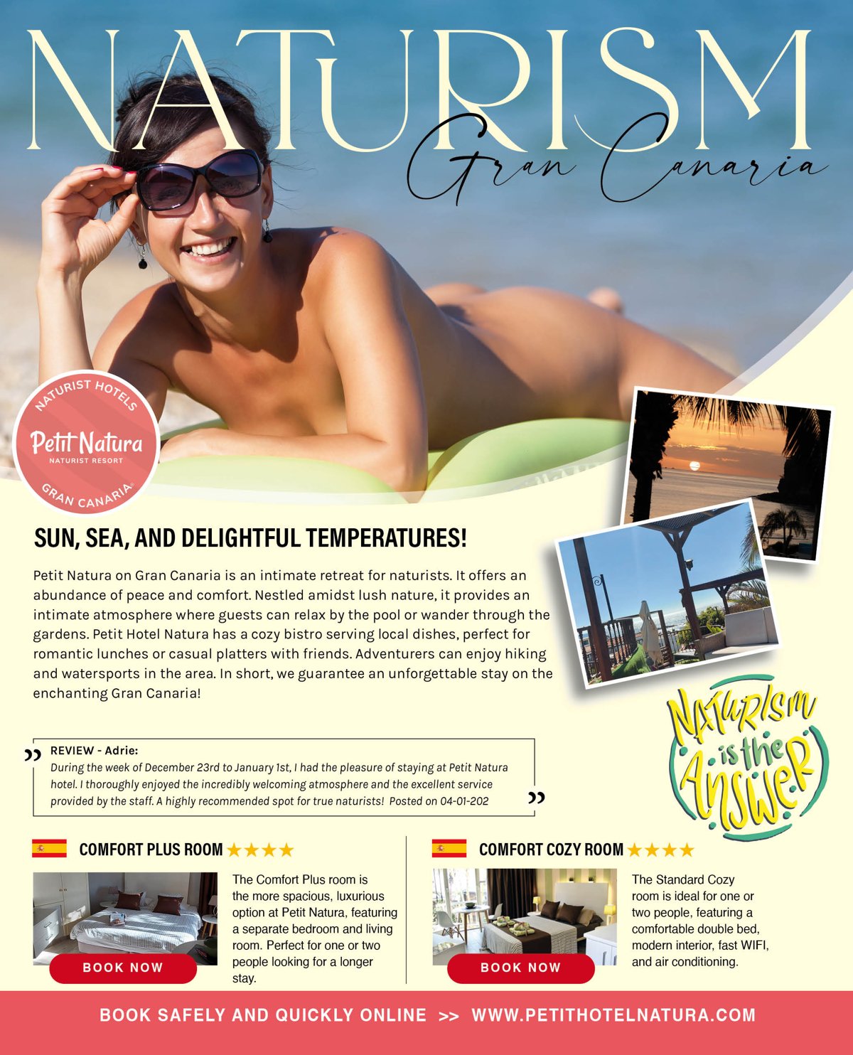 I love naturism at Petit Natura