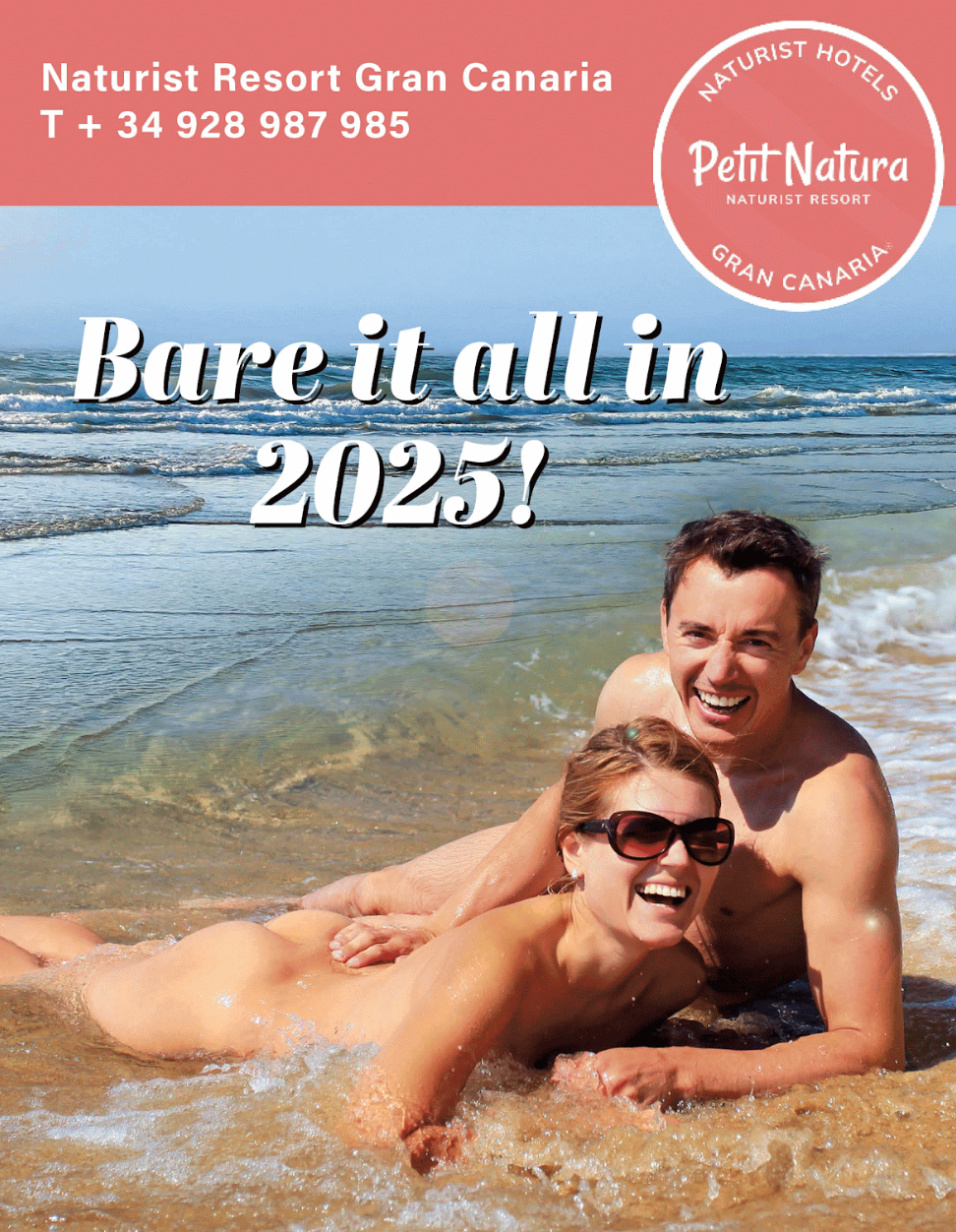 Naturist holiday in the winter Petit